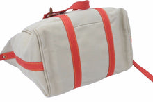Load image into Gallery viewer, LOUIS VUITTON ルイ・ヴィトン サック ウィークエンド ハンドバッグ アンティグア ベージュ レッド 鞄 M40029 美品 中古 44352
