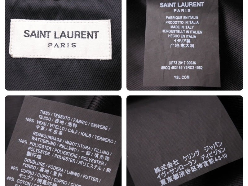 Saint Laurent サンローラン ライダースジャケット MOTORCYCLE JACKET