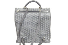 Load image into Gallery viewer, 極美品 GOYARD ゴヤール サン レジェ バックパック リュック ゴヤールディンキャンバス シュヴロッシュカーフスキン 中古 44604