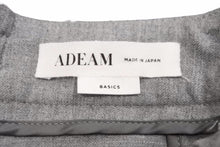 画像をギャラリービューアに読み込む, 極美品 ADEAM アディアム スラックス ワイドパンツ グレー サイドボタン ボトムス 40799 AAPFZ040G サイズ0 中古 44612