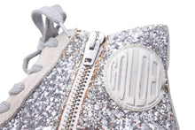 画像をギャラリービューアに読み込む, Golden Goose ゴールデングース FRANCY フランシー ハイトップスニーカー シューズ シルバーグリッター サイズ35 中古 44663