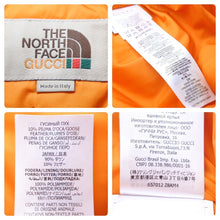 画像をギャラリービューアに読み込む, GUCCI グッチ NORTH FACE ノースフェイス 2021 GG柄 Bomber Jacket 657012 Z8AM4 ボンバージャケット ダウン M 美品 中古 44715