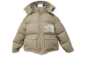 GUCCI グッチ NORTH FACE ノースフェイス 2021 GG柄 Bomber Jacket 657012 Z8AM4 ボンバージャケット  ダウン M 美品 中古 44715 – Casanova Vintage