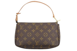 LOUIS VUITTON ルイヴィトン モノグラム ポシェット アクセソワール アクセサリーポーチ アクセポ M51980 美品 中古 44827