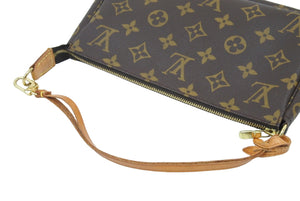 LouisVuitton ルイヴィトン モノグラムポシェット アクセソワール ポーチ M51980 コーティングキャンバス 美品 中古 45246