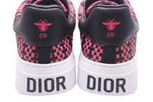 画像をギャラリービューアに読み込む, 新品未使用 Christian Dior クリスチャンディオール スニーカー シューズ LEATHERTRAINERS ピンク ブラック ホワイト 38 1/2 45253