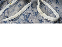 画像をギャラリービューアに読み込む, LOUIS VUITTON ルイヴィトン 36 総柄モノグラム ボタン装飾 デニムジャケット RW071W WKVB02CF7 インディゴ 美品 中古 45350