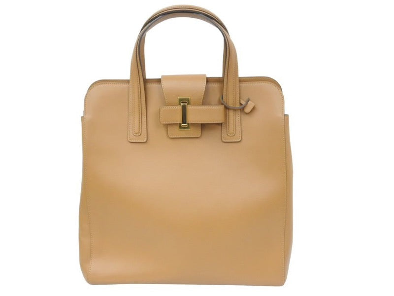 極美品 DELVAUX デルボー サンプリシームトート ブラウン メンズ トートバッグ 中古 45543