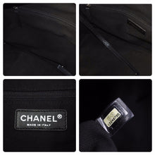 画像をギャラリービューアに読み込む, CHANEL シャネル パリニューヨークライン マトラッセ ココマーク トートバッグ 12番台 ナイロン レザー 美品 中古 45548