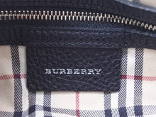 Load image into Gallery viewer, バーバリー BURBERRY ショルダーバッグ ハンド ノバチェック ブラック レザー 美品 中古 45560 正規品