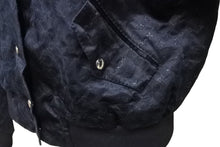 Load image into Gallery viewer, LOUISVUITTON ルイヴィトン モノグラム ミニラン ブルゾンジャケット シルク ポリエステル ブラック サイズ36 美品 中古 45591