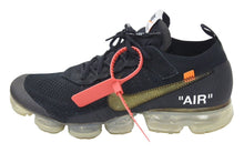 Load image into Gallery viewer, NIKE ナイキ OFFWHITE オフホワイト VAPORMAX ヴェイパーマックス スニーカー シューズ ブラック サイズ29 良品 中古 45641
