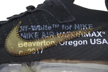 Load image into Gallery viewer, NIKE ナイキ OFFWHITE オフホワイト VAPORMAX ヴェイパーマックス スニーカー シューズ ブラック サイズ29 良品 中古 45641