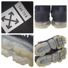 Load image into Gallery viewer, NIKE ナイキ OFFWHITE オフホワイト VAPORMAX ヴェイパーマックス スニーカー シューズ ブラック サイズ29 良品 中古 45641