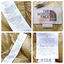 画像をギャラリービューアに読み込む, 極美品 GUCCI グッチ THE NORTH FACE ザノースフェース ダウンジャケット 663735 Padded Jacket Ivory アイボリー 中古 45667