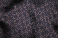 画像をギャラリービューアに読み込む, GUCCI グッチ 長袖シャツ シルクシャツ 総柄トップス ブラウン ベージュ シルク イタリア製 サイズ44 美品 中古 45727