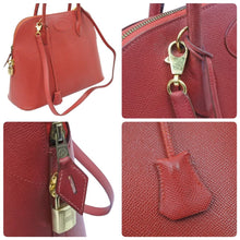Load image into Gallery viewer, HERMES エルメス ボリード35 ルージュアッシュ □A刻 ゴールド金具 クシュベル 中古 45785