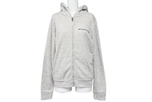 Load image into Gallery viewer, CHROME HEARTS クロムハーツ ジップアップパーカー ダガージップ プリント グレー サイズS 良品 中古 45789