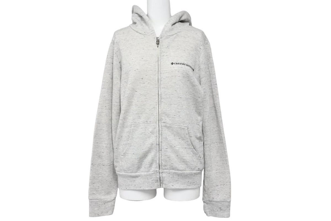 MIRINクロムハーツ ダガージップアップパーカー 白M MIRINクロムハーツ ダガージップアップパーカー 白M MIRINクロムハーツ