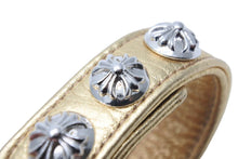画像をギャラリービューアに読み込む, クロムハーツ Chrome Hearts 3BTN/2SNP/クロスボール3ボタン2スナップ ノベルティレザーブレスレット 美品 中古 45790
