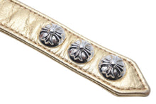 画像をギャラリービューアに読み込む, クロムハーツ Chrome Hearts 3BTN/2SNP/クロスボール3ボタン2スナップ ノベルティレザーブレスレット 美品 中古 45790