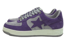 Load image into Gallery viewer, 新品同様 A BATHING APE アベイシングエイプ M191008 スニーカー BAPE STA パープル サイズ27.5 シルバー金具 中古 45814