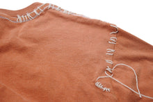 画像をギャラリービューアに読み込む, TRUE RELIGION トゥルーレリジョン ロングスリーブTシャツ ブラウン ホワイトステッチ 中古品 45881