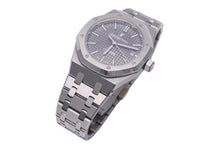 画像をギャラリービューアに読み込む, オーデマ・ピゲ AUDEMARS PIGUET ロイヤルオーク オートマティック 15450ST.OO.1256ST.02 グレー文字盤 美品 中古 45951
