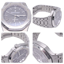 画像をギャラリービューアに読み込む, オーデマ・ピゲ AUDEMARS PIGUET ロイヤルオーク オートマティック 15450ST.OO.1256ST.02 グレー文字盤 美品 中古 45951