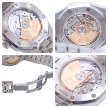 画像をギャラリービューアに読み込む, オーデマ・ピゲ AUDEMARS PIGUET ロイヤルオーク オートマティック 15450ST.OO.1256ST.02 グレー文字盤 美品 中古 45951