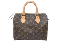 Load image into Gallery viewer, 極美品 Louis Vuitton ルイヴィトン スピーディ25 M41528 ハンドバッグ モノグラム ブラウン 中古 45953