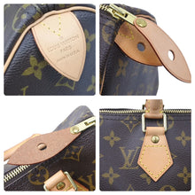 Load image into Gallery viewer, 極美品 Louis Vuitton ルイヴィトン スピーディ25 M41528 ハンドバッグ モノグラム ブラウン 中古 45953