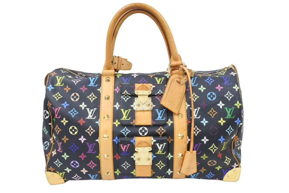 ルイヴィトン LOUIS VUITTON キーポル45 ボストンバッグ マルチカラー