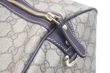 画像をギャラリービューアに読み込む, GUCCI グッチ ハンドバック GG柄 206501 コーティングキャンバス ベージュ ブラウン レザー 美品 中古 45962