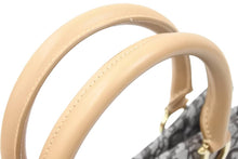 画像をギャラリービューアに読み込む, Christian Dior クリスチャンディオール トロッター 柄 ハンドバッグ ロゴ キャンバス レザー BO C 0072 ベージュ 美品 中古 45965