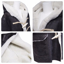 Load image into Gallery viewer, 極美品 Rick owens リックオウエンス ダッフルムートンコート ジャケット RU17F8788-LSHD ムートン ブラック サイズ50 中古 46006 正規品