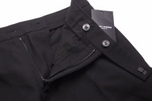 画像をギャラリービューアに読み込む, 新品同様 SAINT LAURENT サンローラン 21年 スラックスパンツ ブラック ウール 607846 Y404 サイズ42 中古 46009