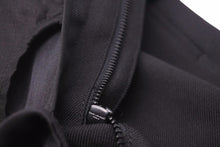 画像をギャラリービューアに読み込む, 新品同様 SAINT LAURENT サンローラン 21年 スラックスパンツ ブラック ウール 607846 Y404 サイズ42 中古 46009