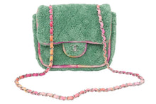画像をギャラリービューアに読み込む, 新品同様 2021年即完売 CHANEL シャネル パイル CCマトラッセ フラップ チェーンショルダー 30番台 ピンク系 中古 46056