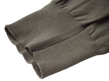 Load image into Gallery viewer, 新品同様 希少サイズ HERMES エルメス 21SS コットンセーター カーキ ダークグレー 薄手 サイズXXL 中古 46112