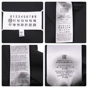 極美品 マルタンマルジェラ 10 Martin Margiela 10 22AW ノーカラージャケット S50BN0447 S44330 46124