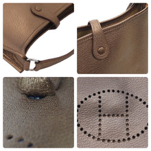 Load image into Gallery viewer, 極美品 HERMES エルメス エヴリン TPM 御堂筋 2007年 ブロンズ ショルダーバック 2007年 □K刻印 中古 46142