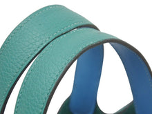 Load image into Gallery viewer, 新品同様 HERMES エルメス ピコタンロック エクラ PM 18 トリヨンクレマンス ヴェールヴェロン×青 D刻印 中古 46163