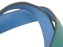 Load image into Gallery viewer, 新品同様 HERMES エルメス ピコタンロック エクラ PM 18 トリヨンクレマンス ヴェールヴェロン×青 D刻印 中古 46163