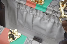 画像をギャラリービューアに読み込む, GUCCI グッチ 2020AW Fake Not Print Medium Suitcase フェイクノットプリントミディアムスーツケース 2WAYバッグ 美品 中古 46201