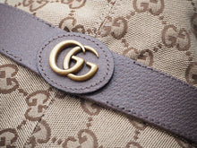 画像をギャラリービューアに読み込む, 極美品 GUCCI グッチ GGキャンバス フェドラハット モノグラムキャンバス ヴィンテージ ロゴ レザー 現行 中古 46202