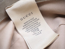 画像をギャラリービューアに読み込む, 極美品 GUCCI グッチ GGキャンバス フェドラハット モノグラムキャンバス ヴィンテージ ロゴ レザー 現行 中古 46202