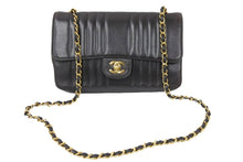画像をギャラリービューアに読み込む, CHANEL シャネル マドモアゼル シングルフラップ チェーンショルダーバッグ 25番台 ラムスキン ブラウン 良品 中古 46236
