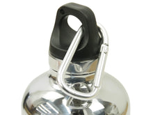 Load image into Gallery viewer, 新品未使用 PRADA プラダ ウォーターボトル タンブラー 水筒 三角ロゴプレート 500ml ステンレス シルバー ブラック 46244