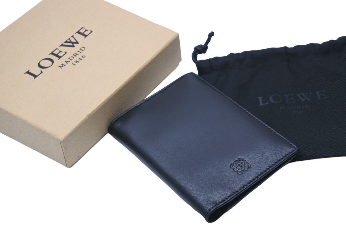 LOEWE ロエベ 二つ折り財布 カードケース 札入れ アナグラム ワン
